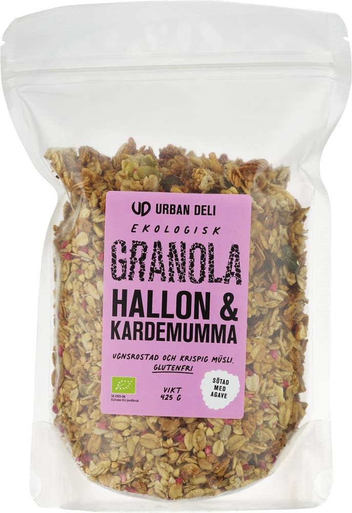 Urban Deli Granola Hallon & Kardemumma Glutenfri EKO