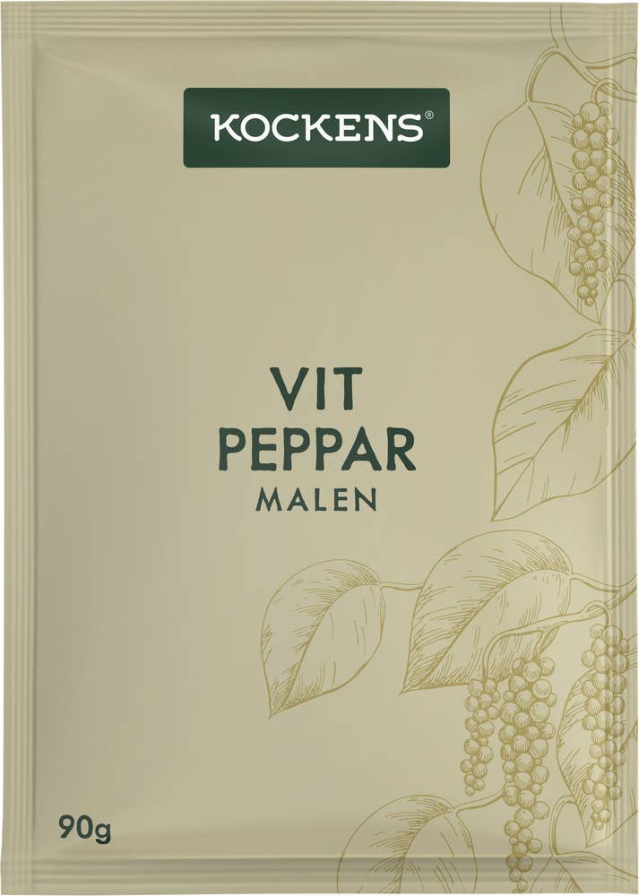 Kockens Vitpeppar malen 90g Kockens