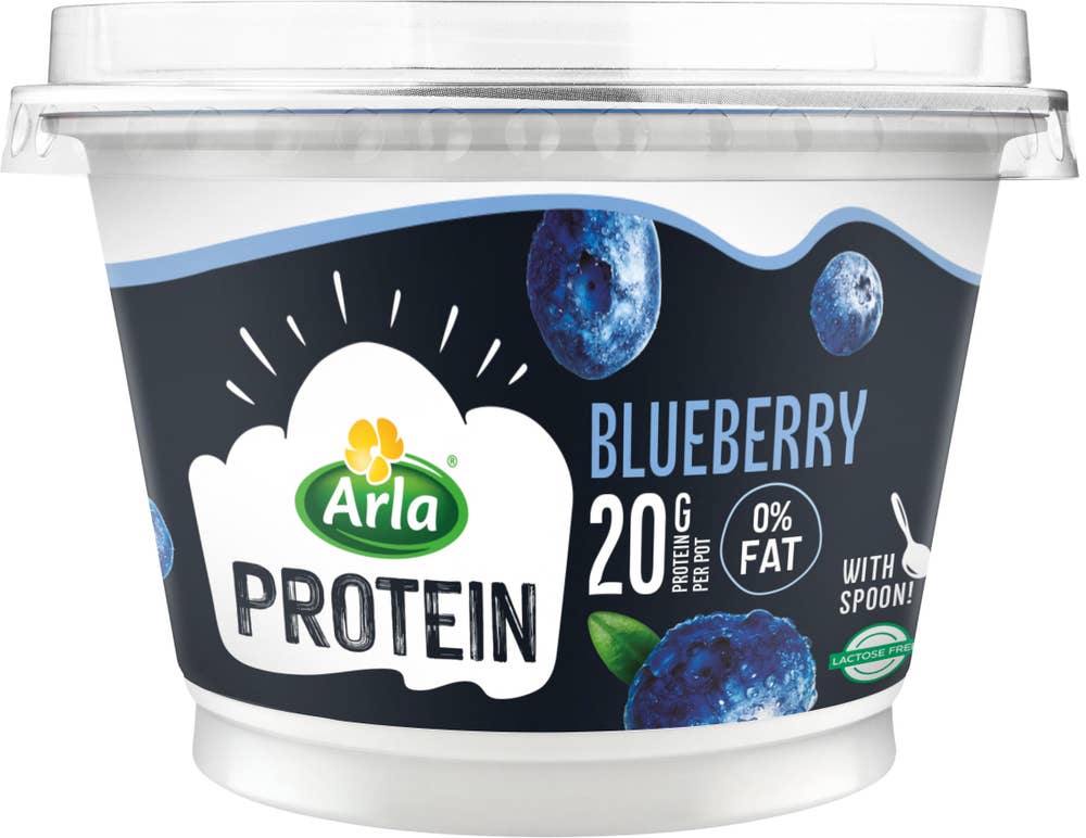 Arla® Proteinkvarg Blåbär Laktosfri Utan Tillsatt Socker 0.2%