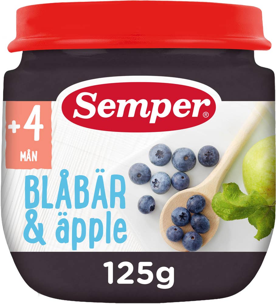 Semper Blåbär & Äpple 4M