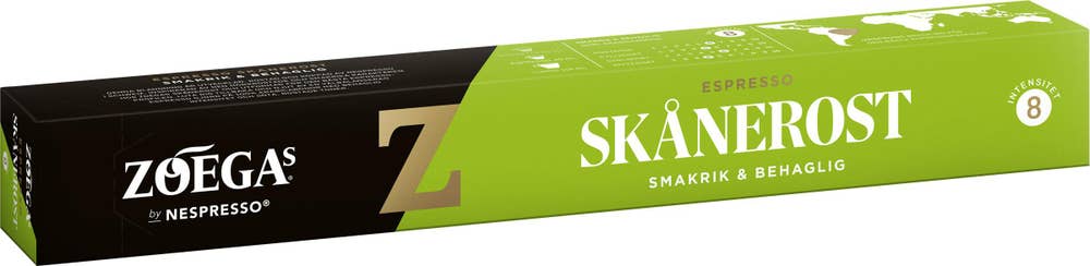 ZOÉGAS Kaffekapslar Espresso Skånerost