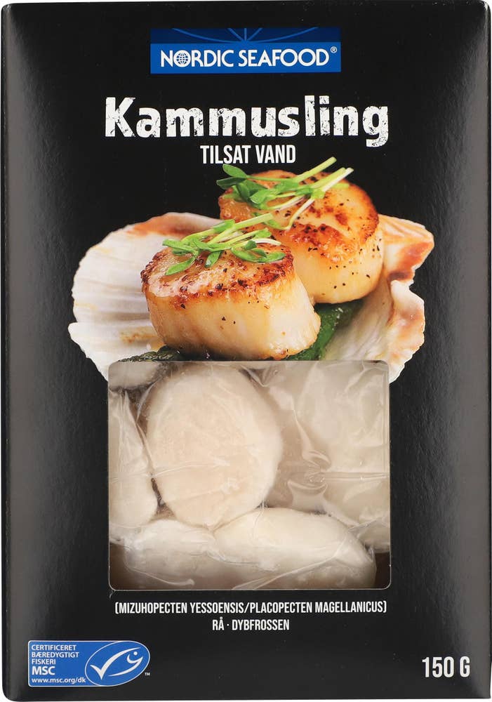 Nordic Seafood Kammusslor MSC Fryst