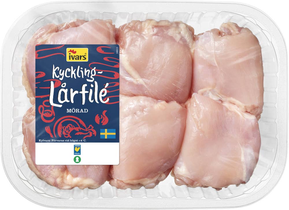 Kronfågel Ivars Kycklinglårfilé Mörad