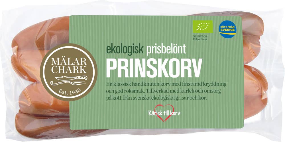 Mälarchark Prinskorv EKO