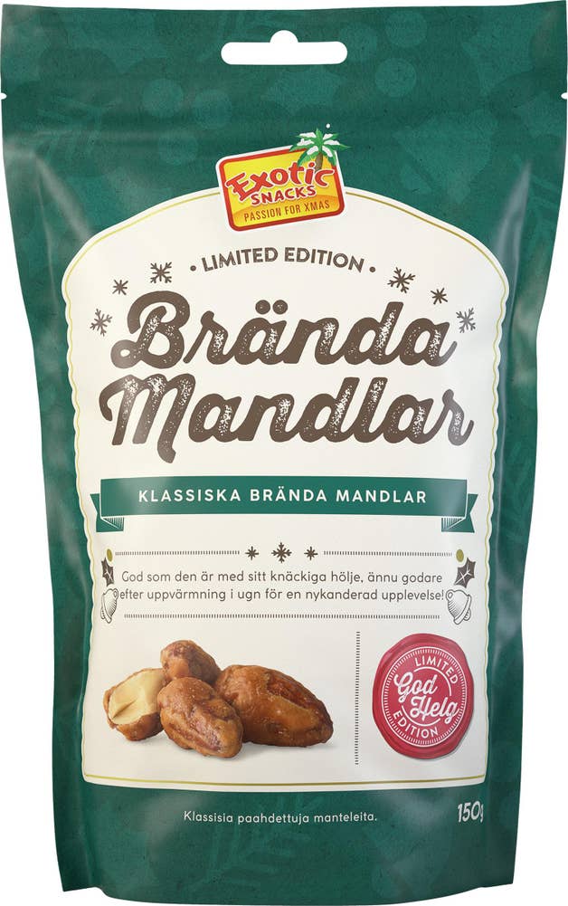 Exotic Snacks Brända Mandlar
