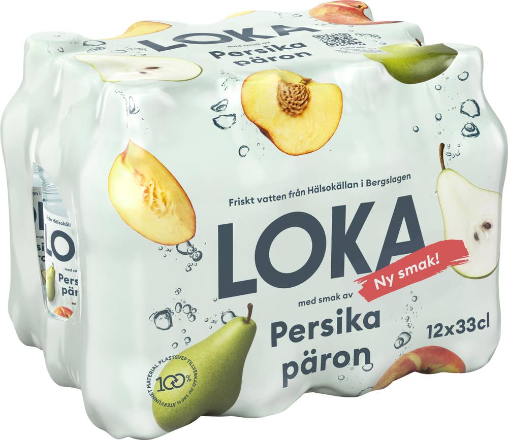 Loka Persika & Päron 12x33cl