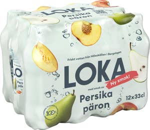 Loka Persika & Päron 12x33cl