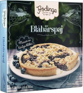 Frödinge Blåbärspaj Fryst