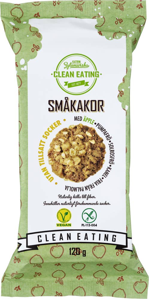 Clean Eating Småkakor Äpple 120g Clean Eating