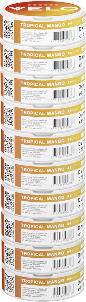 VELO Snus Tropical Mango VELO