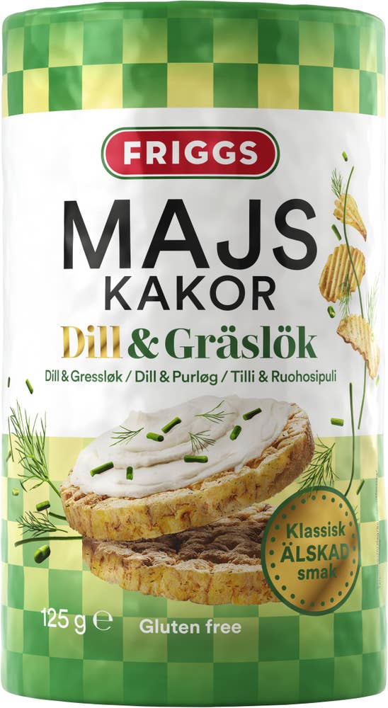 Friggs Majskakor Dill & Gräslök