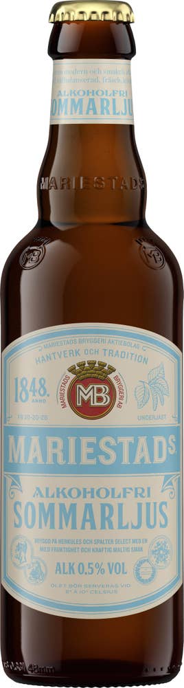 Mariestads Öl Sommarljus 0,5% Mariestads