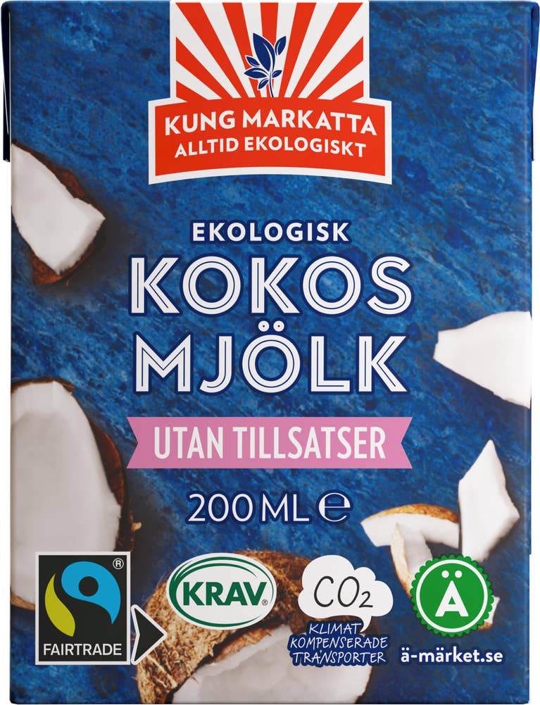 Kung Markatta Kokosmjölk EKO/KRAV/Fairtrade