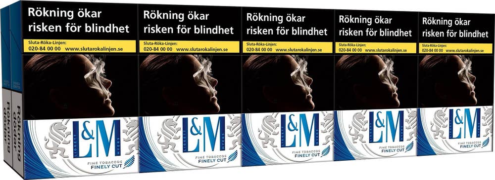 L&M Blue Label Cigaretter Limpa