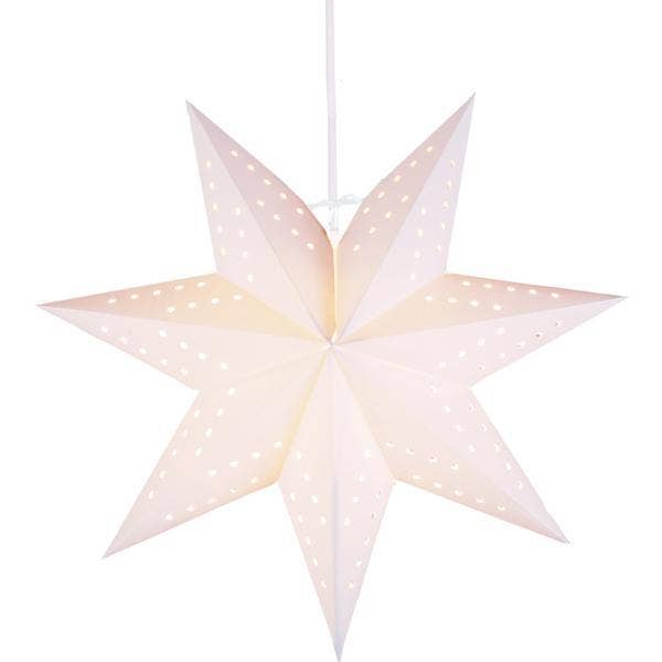 Star Trading Pappersstjärna Bobo Vit