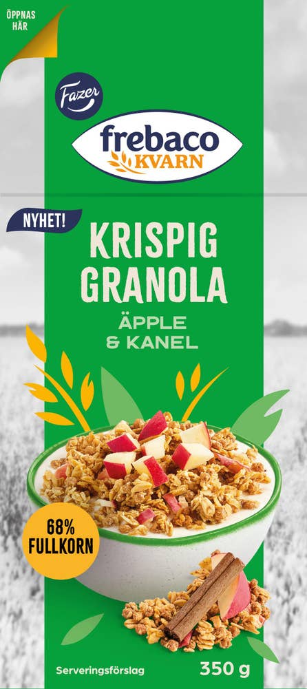 Frebaco Kvarn Granola Krispig Äpple & Kanel
