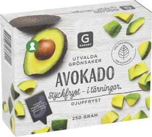 Garant Avokado Bitar Fryst