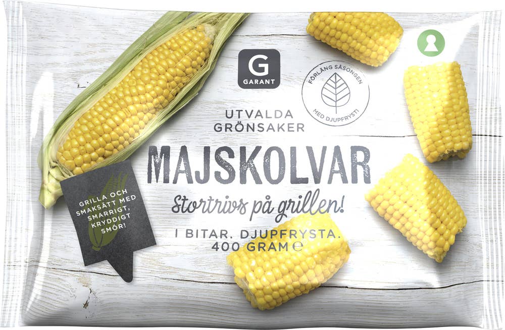 Garant Majskolvar i Bitar Fryst