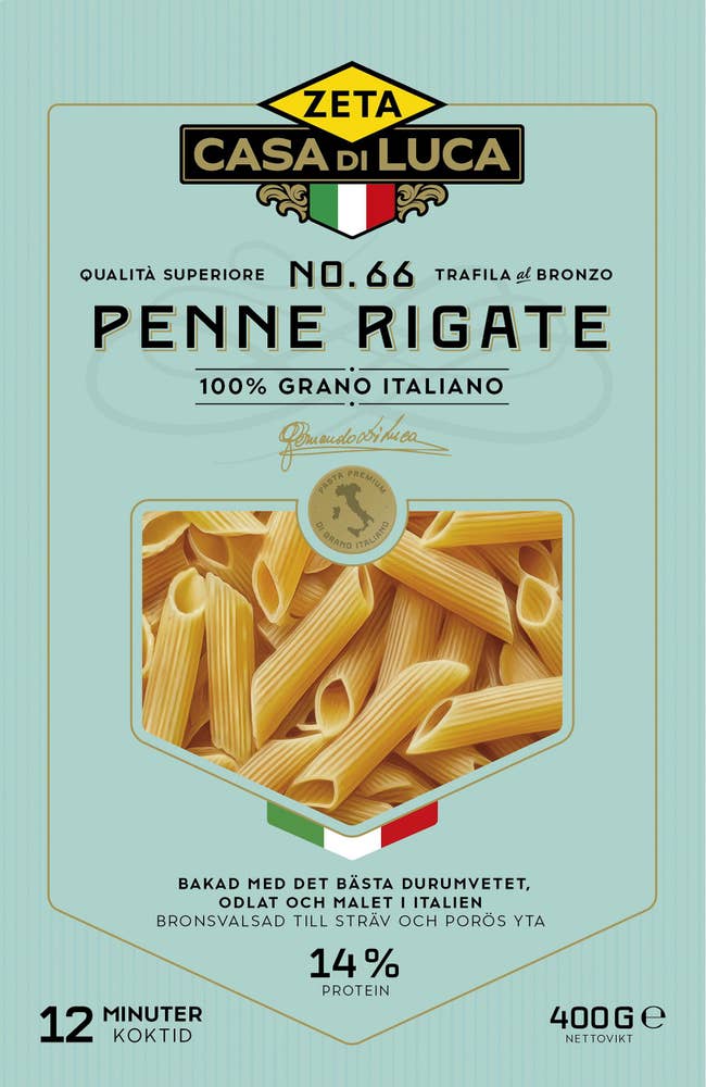 Zeta Pasta Penne Rigate