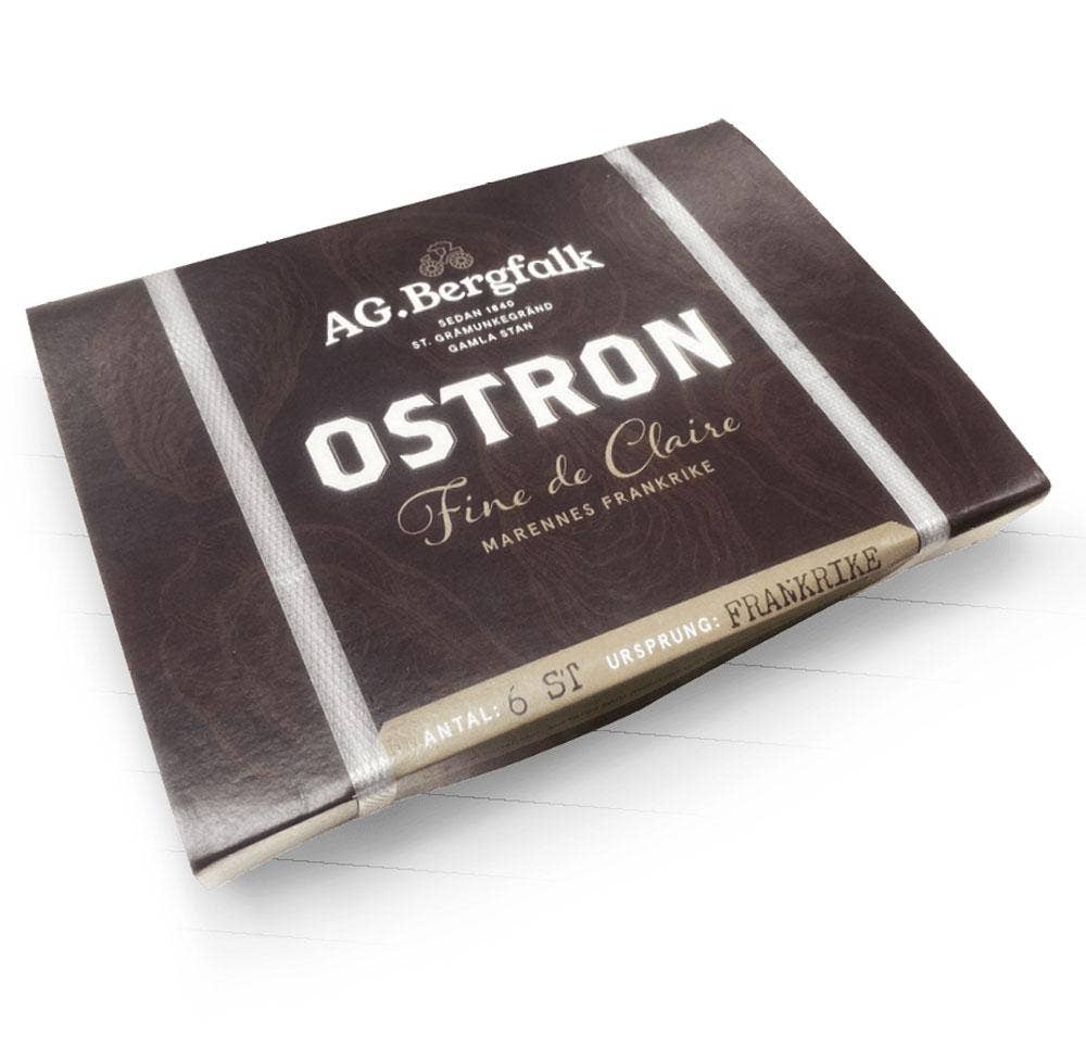 Bergfalk Ostron Fine de claire + Kniv