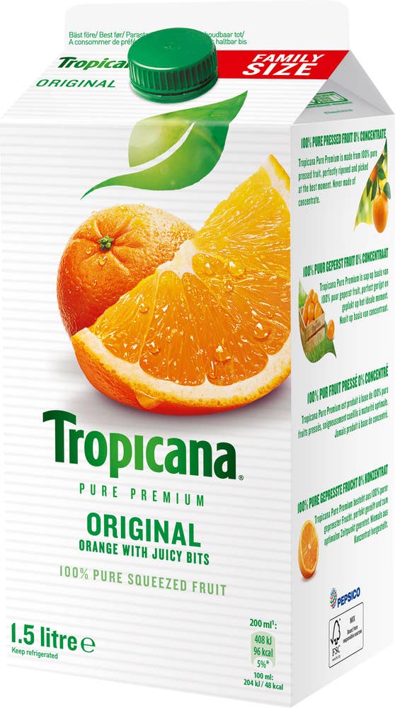 Tropicana Apelsinjuice med fruktkött