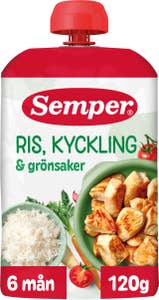 Semper Ris, Kyckling & Grönsaker 6M