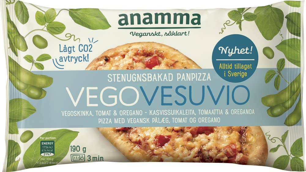 Anamma Panpizza Vegovesuvio Fryst