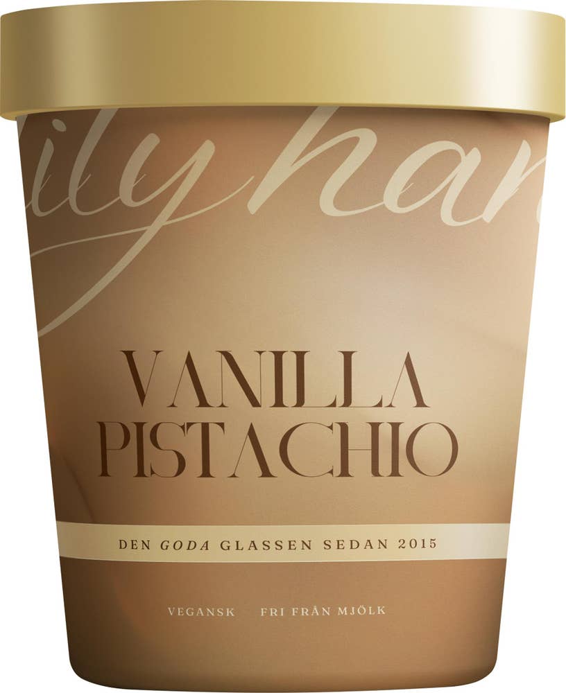 Lily & Hanna Vegansk Glass Vanilla Pistachio