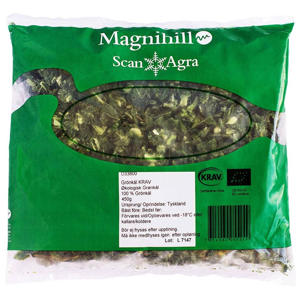 Magnihill Grönkål Hackad Fryst EKO/KRAV