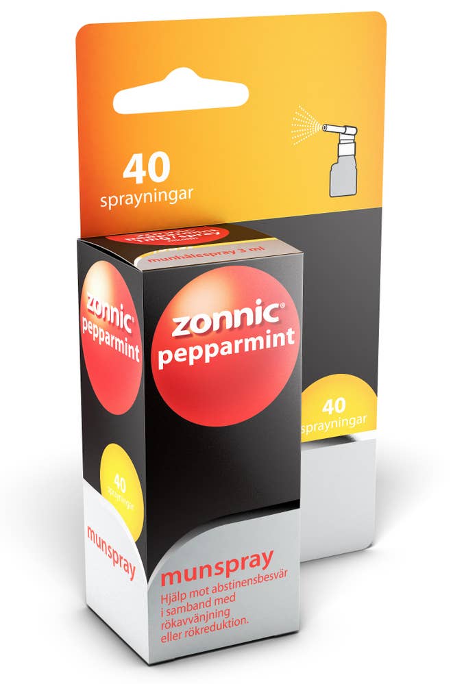Zonnic Munhålespray Pepparmint 1mg/40doser