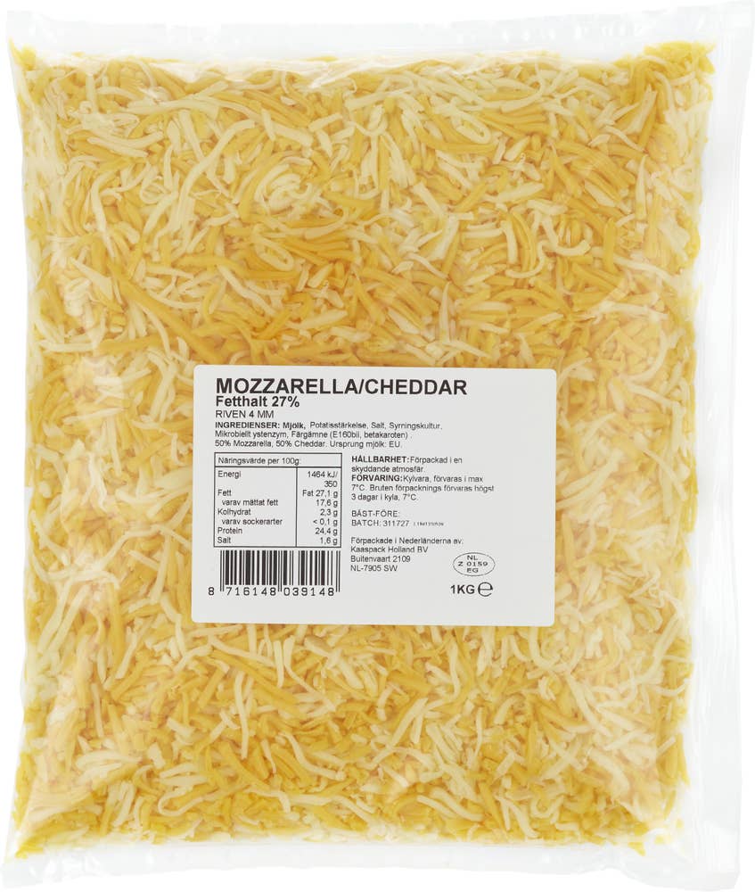 Kaaspack Riven Ost Mozzarella & Cheddar