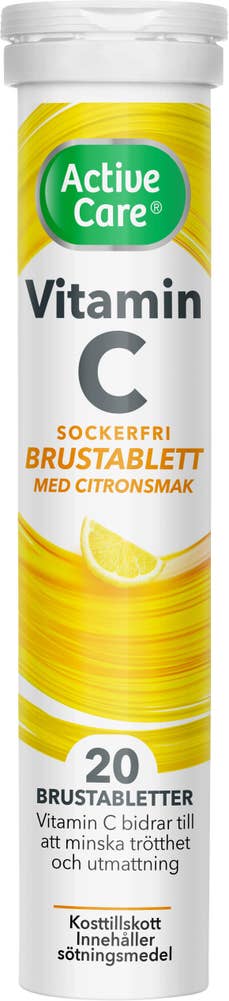 Active Care Brustablett C-Vitamin Citron