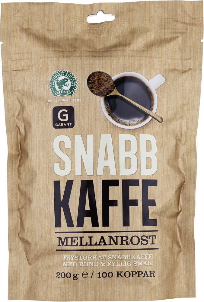 Garant Snabbkaffe Mellanrost Refill