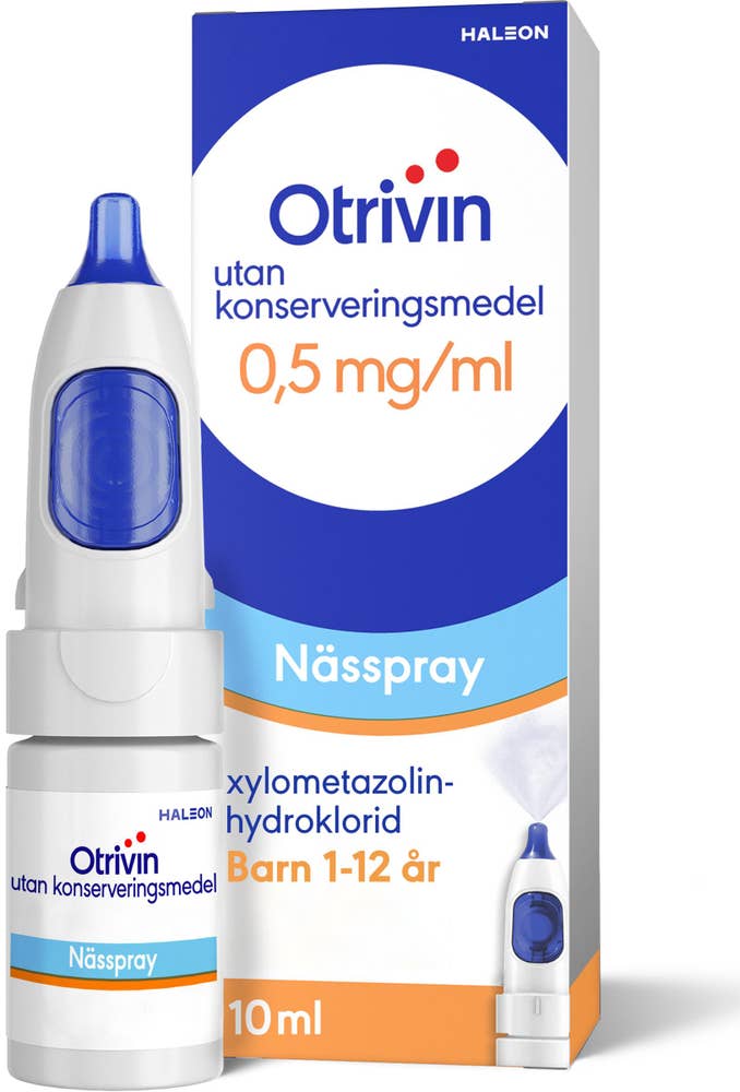 Otrivin Nässpray för Barn 0,5 mg/ml