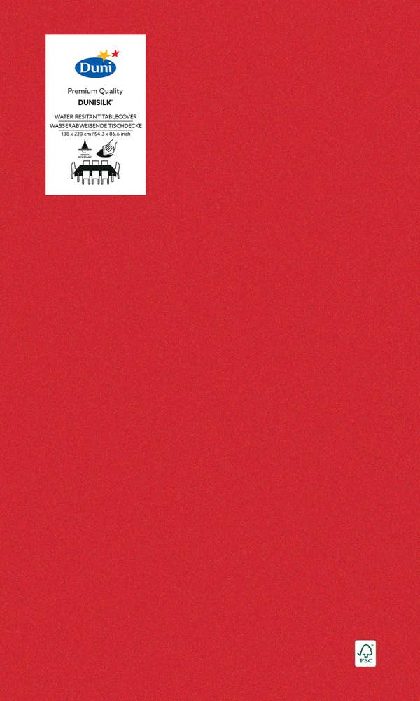 Duni Duk Röd 138x220cm