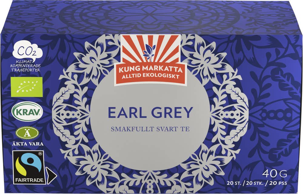 Kung Markatta Te Earl Grey EKO/KRAV Fairtrade