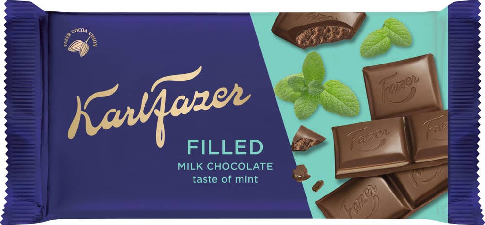 Fazer Chokladkaka Filled Mint