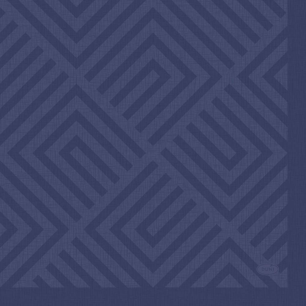 Duni Servett Mörkblå Mosaic 3-lag 33x33cm