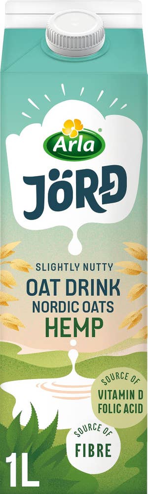 Arla JÖRĐ® Havredryck med Hampa 1,0% 1L