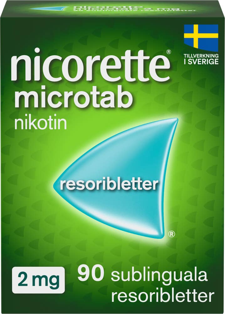 Nicorette® Resoribletter Microtab 2mg Nikotin