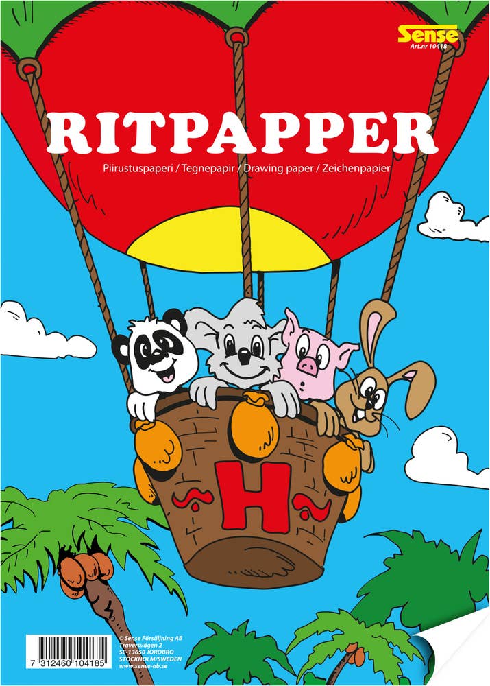 Sense Ritblock A4 100 Blad Sense