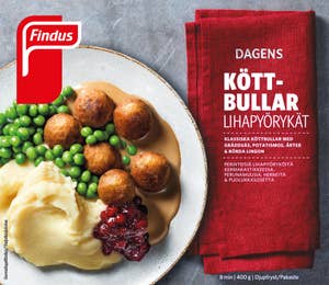 Findus Köttbullar med Mos Fryst