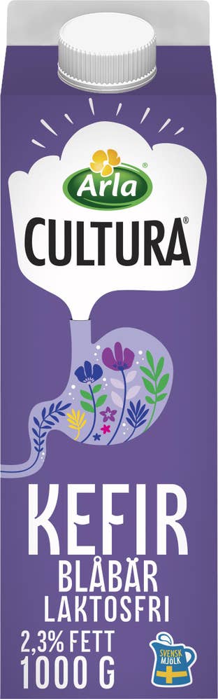 Arla® Cultura® Kefir Blåbär 2,3% Laktosfri