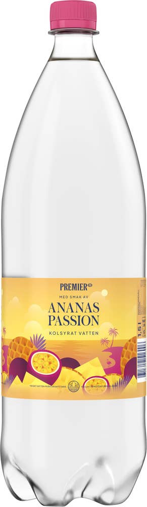 Premier Kolsyrat Vatten Ananas & Passion