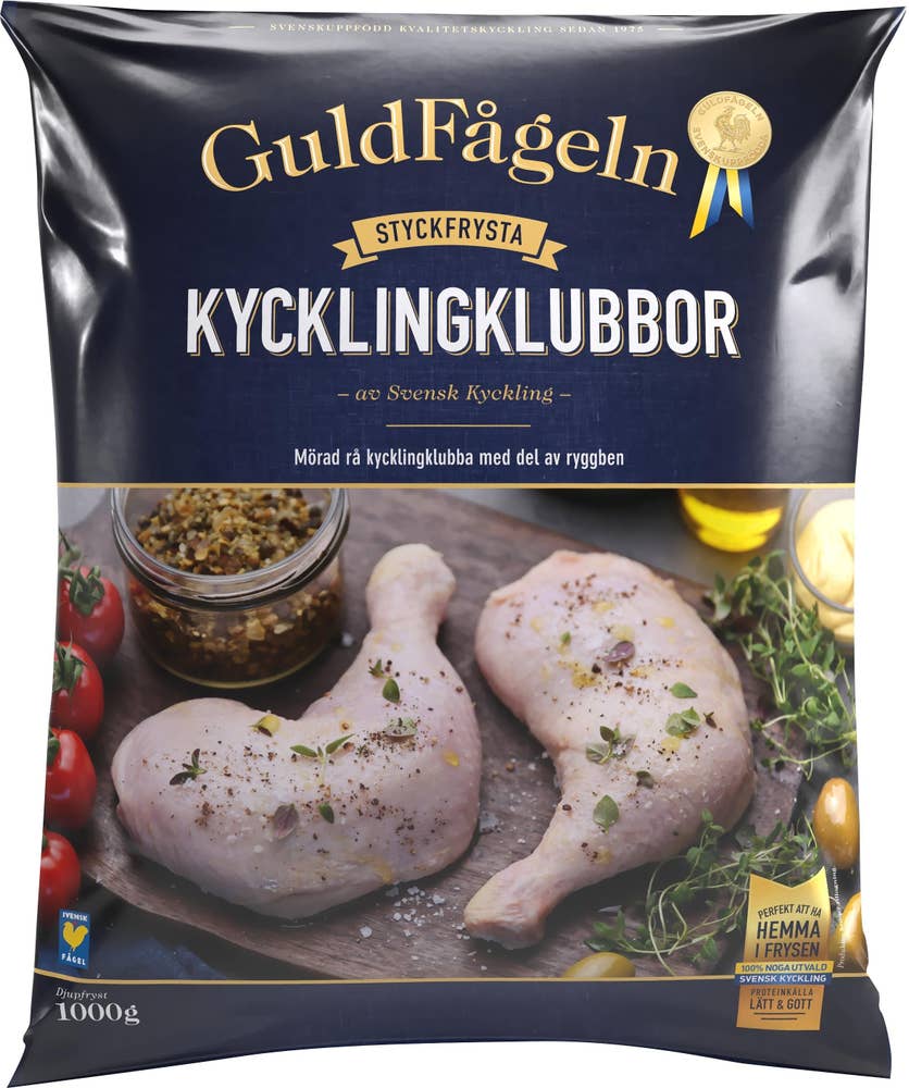 Guldfågeln Kycklingklubba Fryst