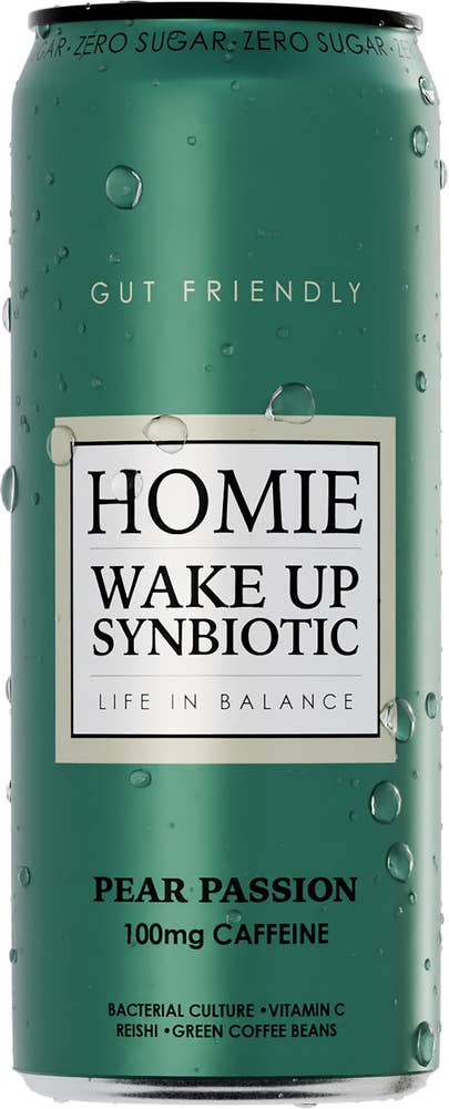 Homie Wake Up Synbiotic Pear Passion
