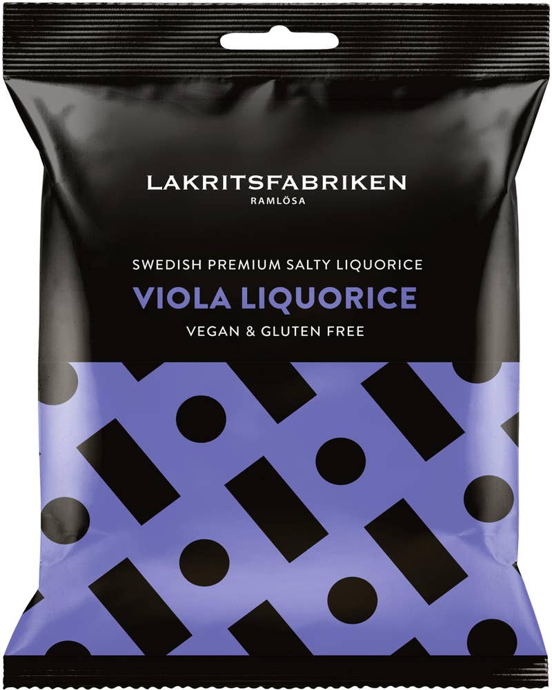 Lakritsfabriken i Ramlösa Saltlakrits Viola