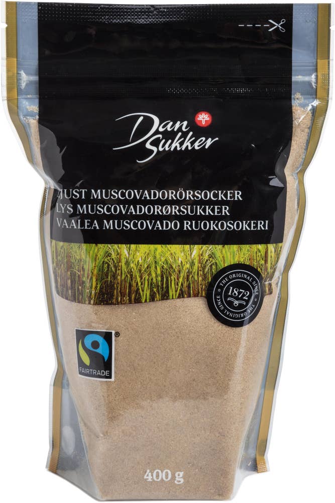 Dan Sukker Socker Muscovado Ljust Fairtrade