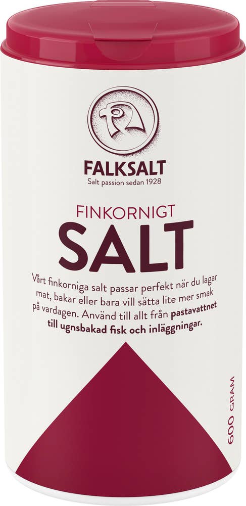 Falksalt Finkornigt Salt Utan Jod