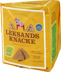Leksdands Knäckebröd Trekantsknäcke Brungräddat